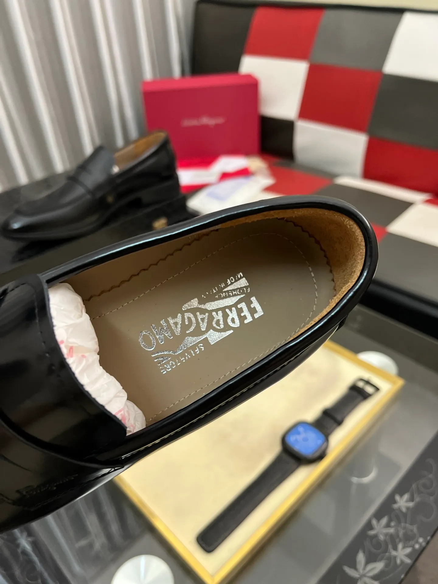 Men's shoes 💰600⌚️⌚️[Salvatore Ferragamo] Ferragamo business leather shoes, 1:1 top purchasing quality, imported selected original calfskin for the uppers, imported original soft water-dyed cowhide for the inner feet, imported original customized Italian handmade lightweight foam outsole, size: 39-44 5️⃣ options available